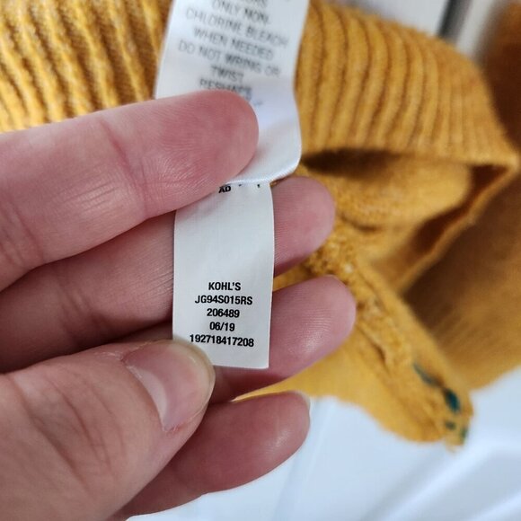 4/$25 So Oversized Color Block Striped Long Sleeve Pullover Sweater - Picture 6 of 9